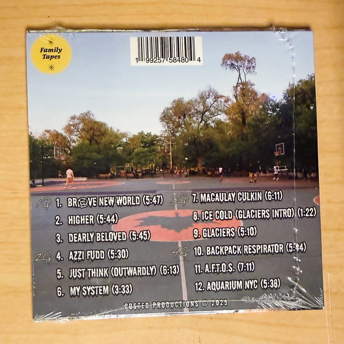 CD in Jacket Sleeve: "Hip Hop Sovereignty, Vol. 3" by Family Tapes, stephenxjones, Sun Cut Flat ft. Derek Cedar & Mistah Levy