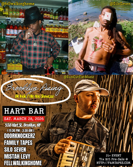"Brooklyn Rising" @ Hart Bar 3/28/26 ft. Family Tapes, Silo Seven, Mistah Levy, Fellwalkinghome, Doorknockerz (Indie / Hip Hop Showcase)