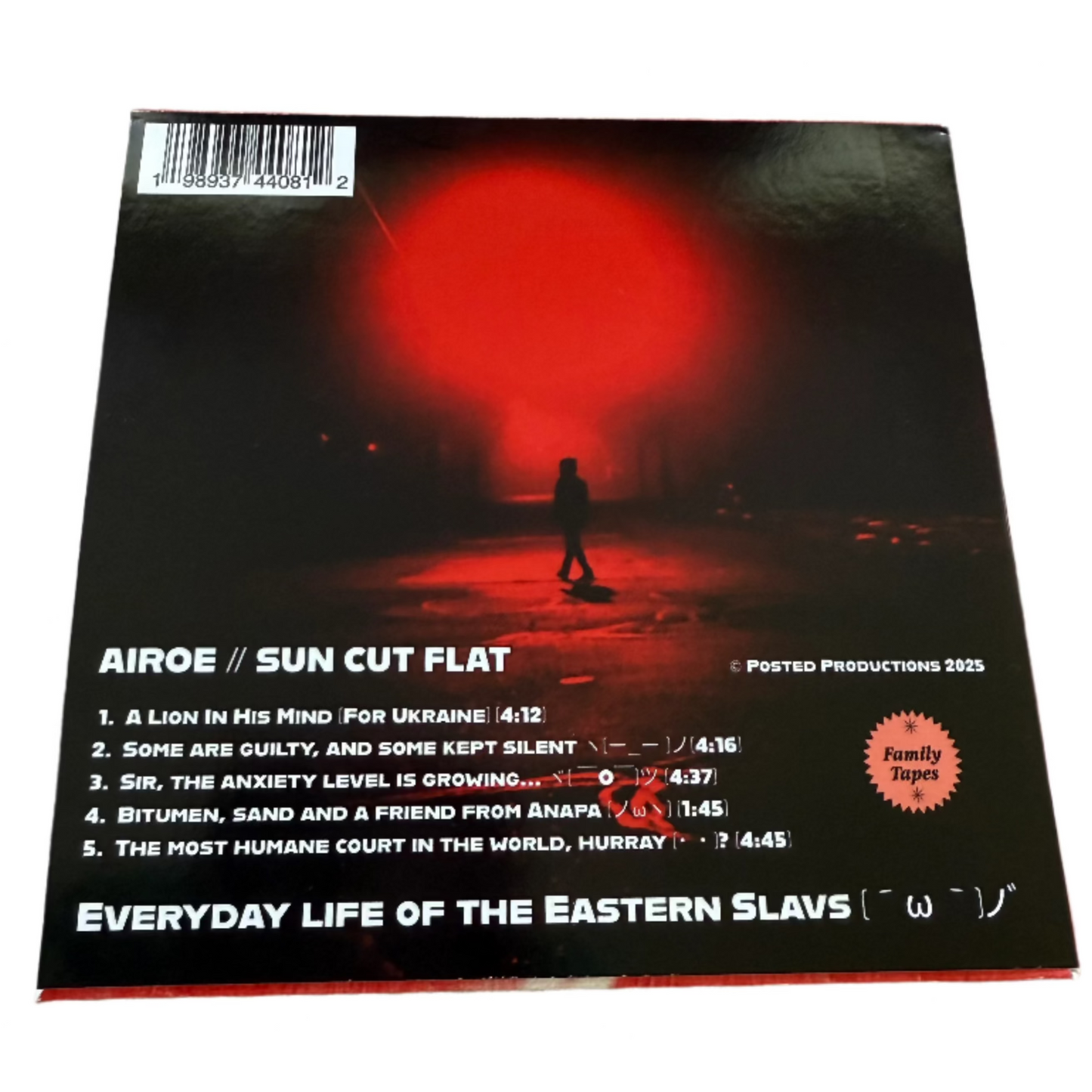 CD in Jacket Sleeve: "Everyday Life of the Eastern Slavs"- 5 track EP by Airoe, Sun Cut Flat, Family Tapes