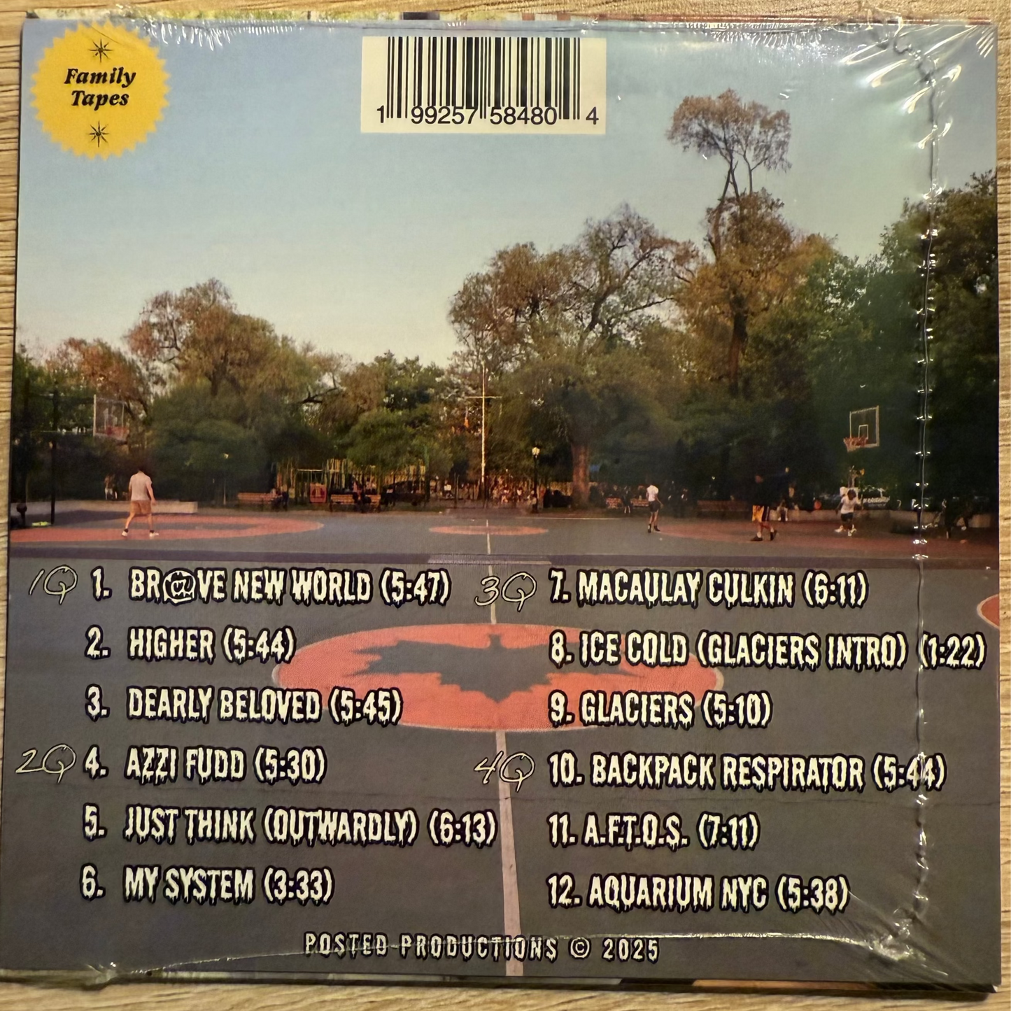 CD in Jacket Sleeve: "Hip Hop Sovereignty, Vol. 3" by Family Tapes, stephenxjones, Sun Cut Flat ft. Derek Cedar & Mistah Levy