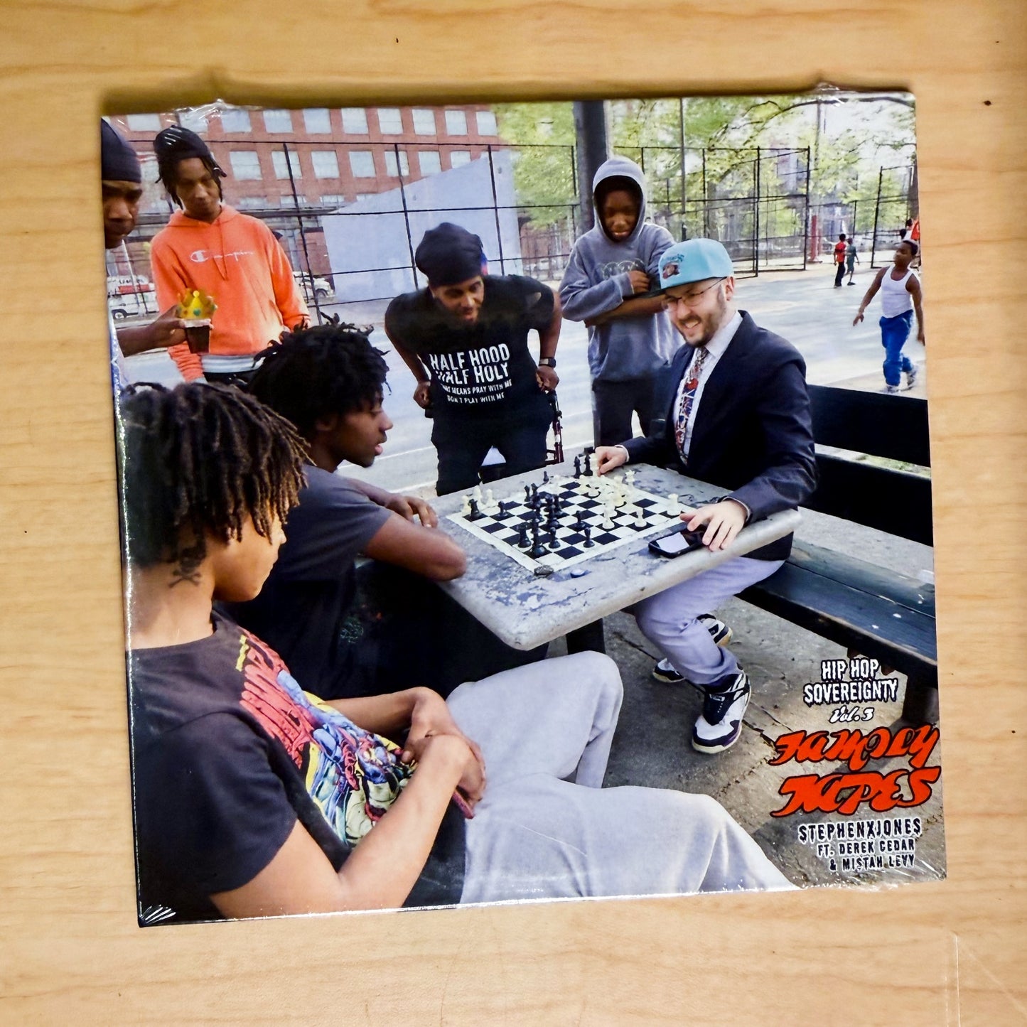 CD in Jacket Sleeve: "Hip Hop Sovereignty, Vol. 3" by Family Tapes, stephenxjones, Sun Cut Flat ft. Derek Cedar & Mistah Levy
